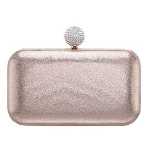N by Nina M-Mae Clutch in Platino (Gold)
